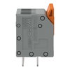 Leiterplattenklemme Hebel 1,5 mm² grau
