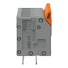 Leiterplattenklemme Hebel 1,5 mm² grau