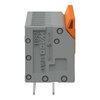 Leiterplattenklemme Hebel 1,5 mm² grau
