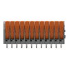Leiterplattenklemme Hebel 1,5 mm² grau