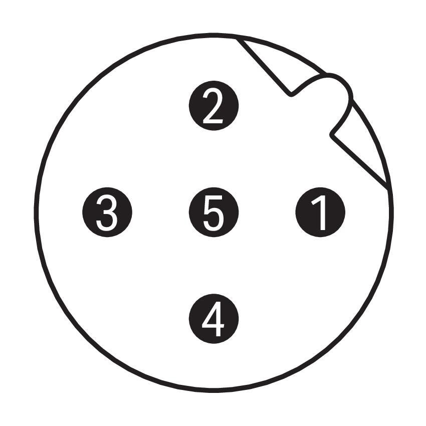 Zubehör M12-Stecker, axial 5-polig – Bild 4 von 4