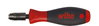 Wiha Schraubendreher mit Bithalter SoftFinish® CentroFix mechanisch verriegelbar 1/4" 38 mm (40331)