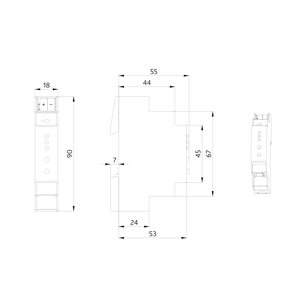 KNX IP interface DIN-rail (TH35 EN . - IP20 KNX Secure  – Image 2 of 3