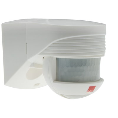 Motion Detector 200° Wall mounting white IP54 12m 1Channel