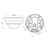 Motion Detector Ceiling mounting 360° SM white IP44 24m 1Channel