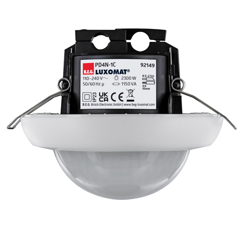 Motion Detector Ceiling mounting 360° FC white IP23 24m 1Channel