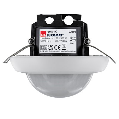 Motion Detector Ceiling mounting 360° FC white IP23 24m 1Channel