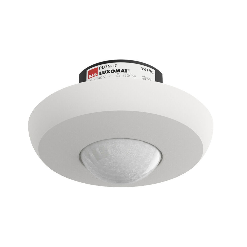 Motion Detector Ceiling mounting 360° FM white IP20 10m 1Channel