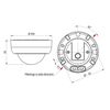Motion Detector corridors 360° SM white IP44 40m 1Channel
