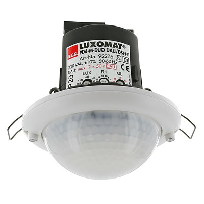 Occupancy detector DUO 360° FC white IP20 DALI 24m 2Channel