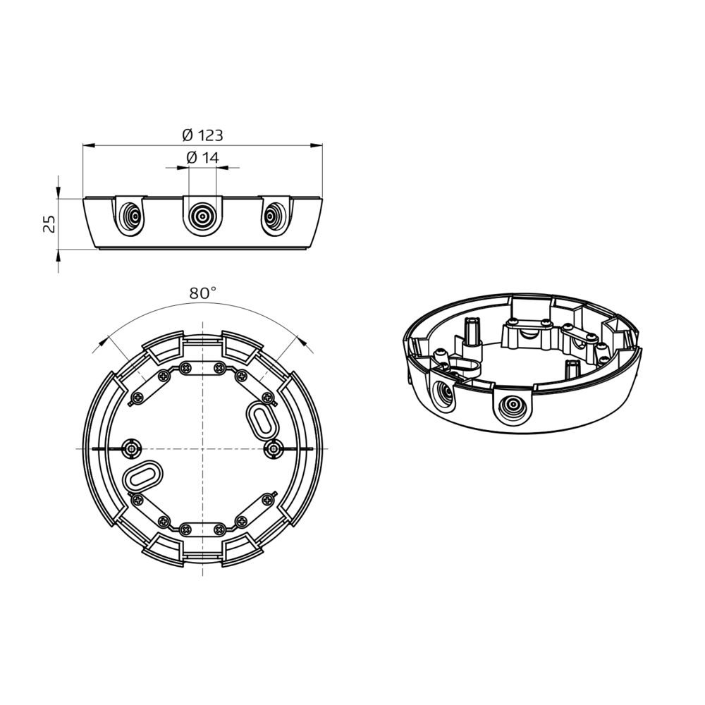Socket white IP54 – Image 2 of 2