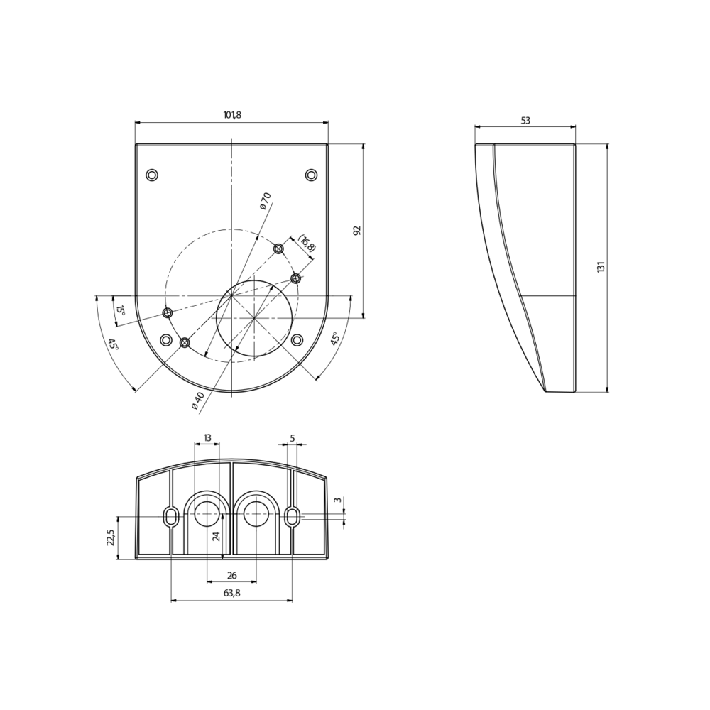 Accessory Wall holder PD4-SM – Image 2 of 2