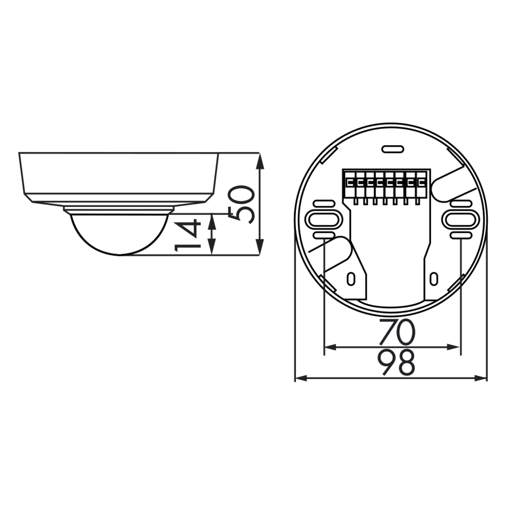 Occupancy detector 1C 360° SM white IP20 10m 1Channel – Image 2 of 4