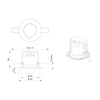 Motion Detector PF Ceiling mounting 360° FC white IP23 10m 1Channel