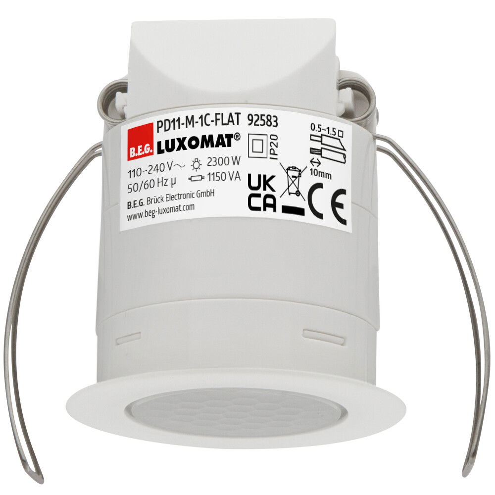 Occupancy detector FLAT 360° FC white IP20 9m 1Channel