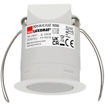 Occupancy detector FLAT 360° FC white IP20 9m 1Channel