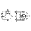 Occupancy detector 1C 360° FC white IP20 24m 1Channel