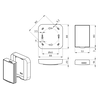 IR remote control PD-DALI-LD Wall mounting -