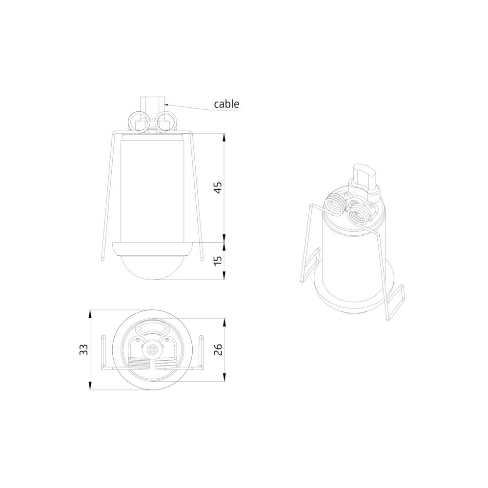 Mini Slave device 360° FC white IP65 10m 1Channel – Image 2 of 4