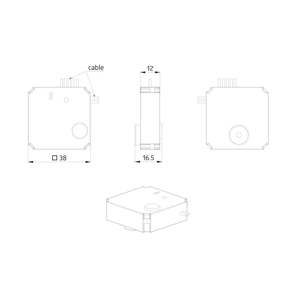 Push button interface - IP20 DALI-LINK 4Channel – Image 2 of 3