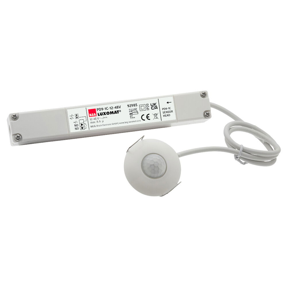 Motion Detector 12-48V 360° FC white IP20 10m 1Channel