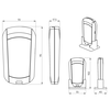 IR remote control BLE black