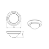 Occupancy detector Accessory 360° white 40m