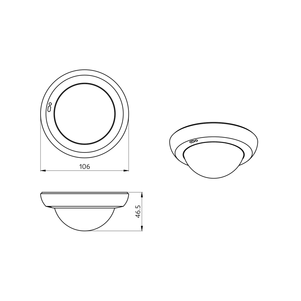 Occupancy detector Accessory 360° white 40m – Image 2 of 3