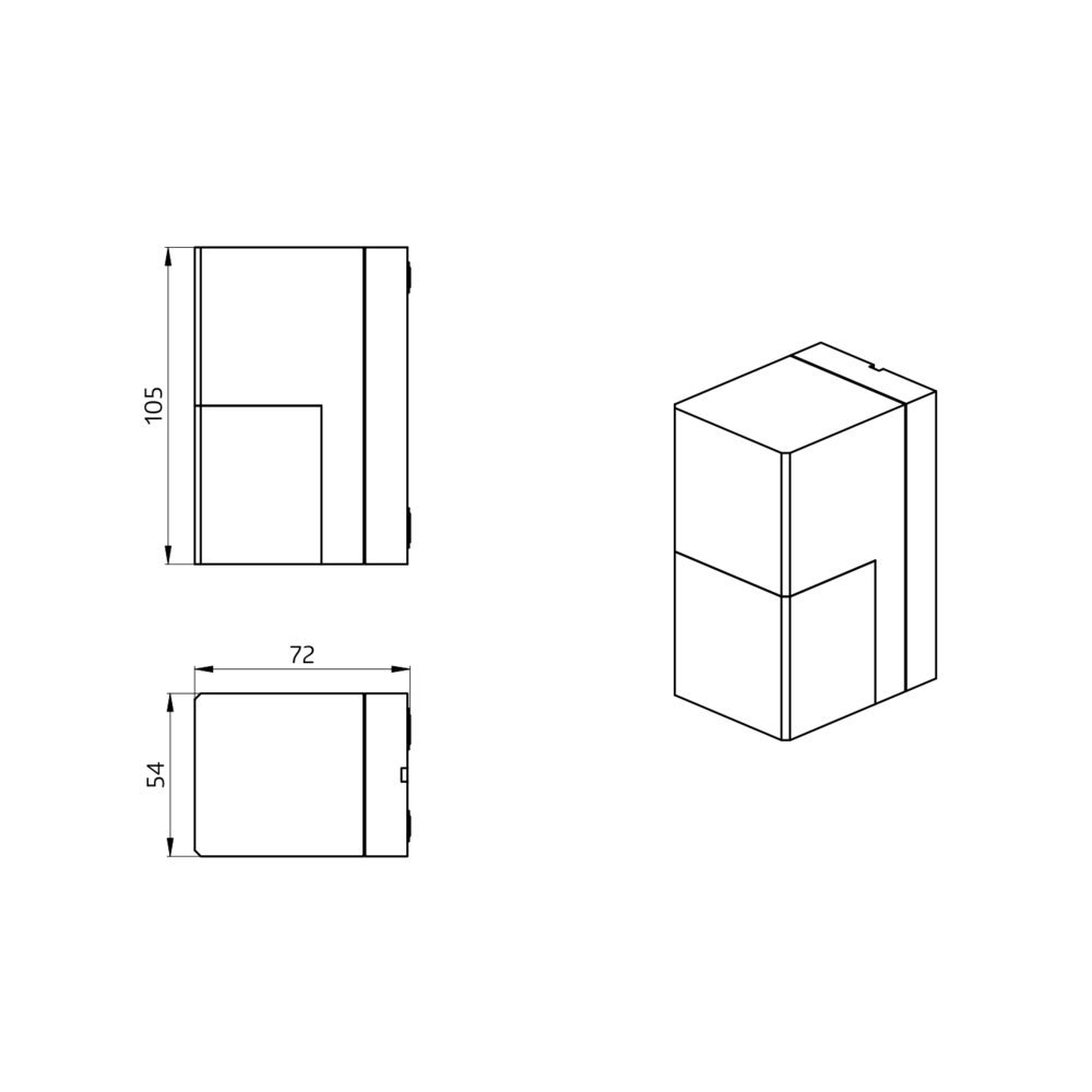 Motion Detector 180° Mounting bracket f. white IP54 16m 1Channel – Image 2 of 3