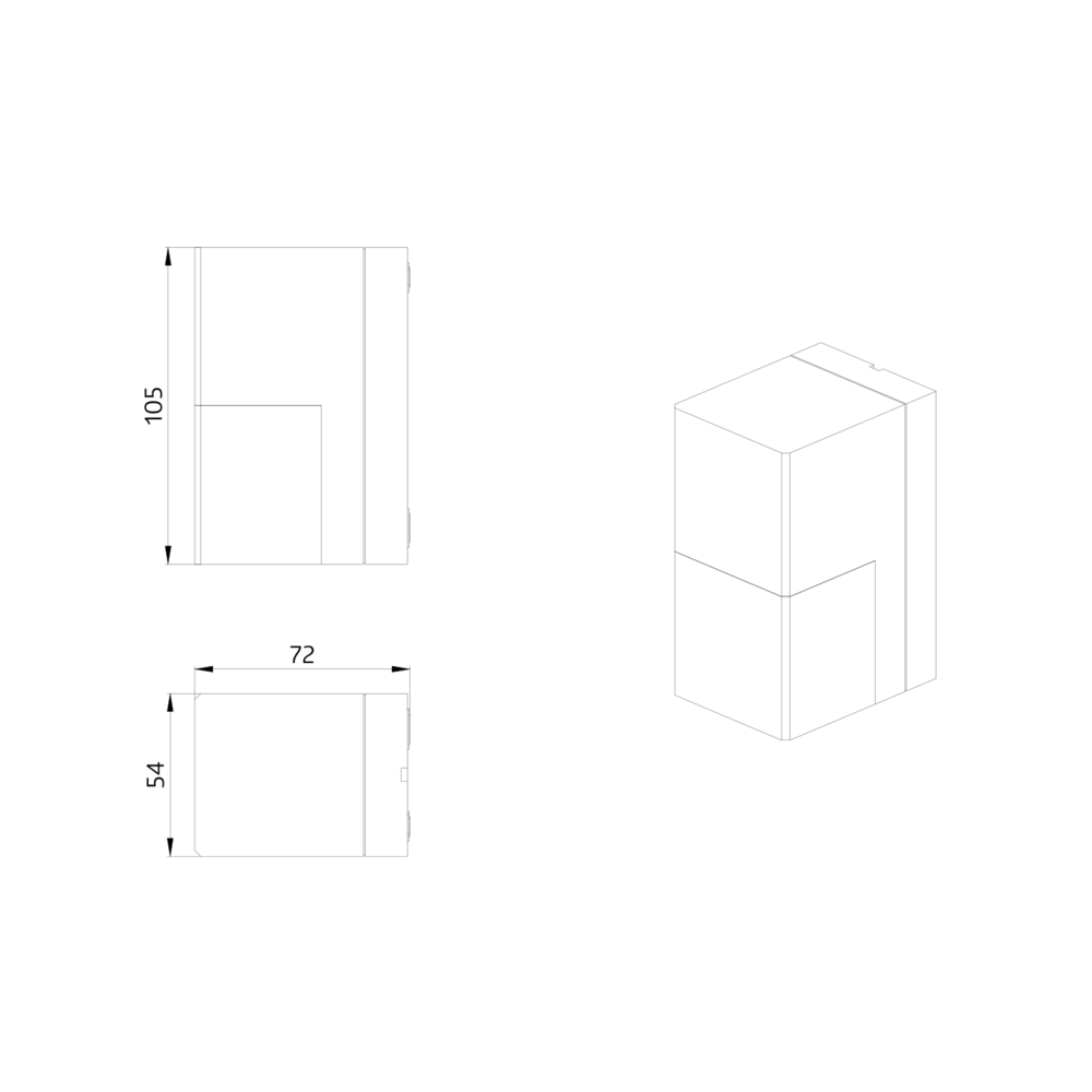 Motion Detector 180° Mounting bracket f. anthracite IP54 16m 1Channel – Image 2 of 3