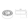 Accessory Mounting set BL4-SM white
