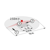 Motion Detector Ceiling mounting 360° FC white IP20 19m 1Channel