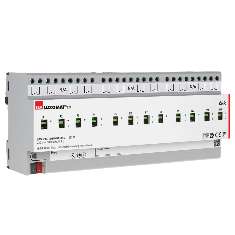 Switching actuator DIN-rail (TH35 EN . - IP20 KNX Secure 12Channel