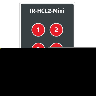 IR remote control HCL2-Mini Wall mounting -