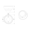 Occupancy detector HCL2 360° SM white IP20 24m 3Channel