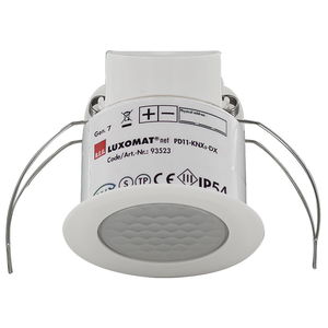 Occupancy detector FLAT-DX 360° FC white IP54 KNX Secure 9m 4Channel