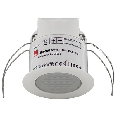 Occupancy detector FLAT-DX 360° FC white IP54 KNX Secure 9m 4Channel