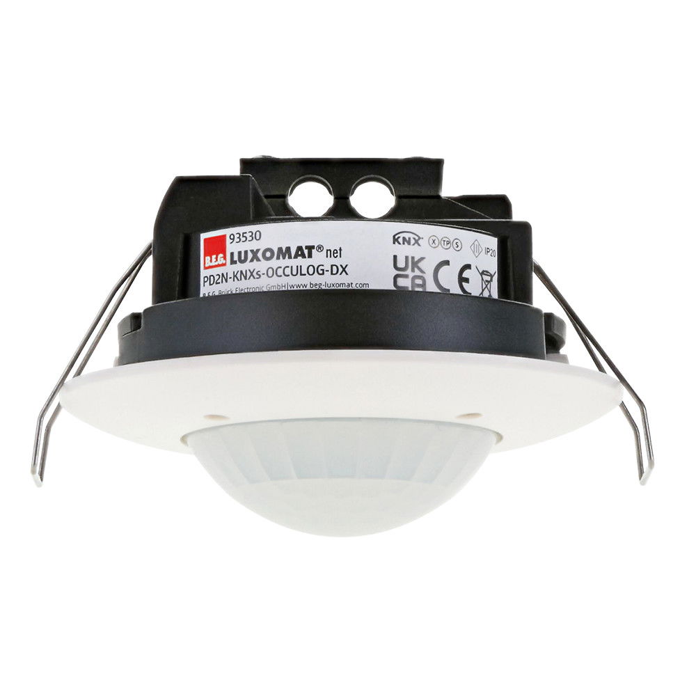 Occupancy detector OCCULOG-DX 360° FC white IP20 KNX Secure 10m 4Cha.