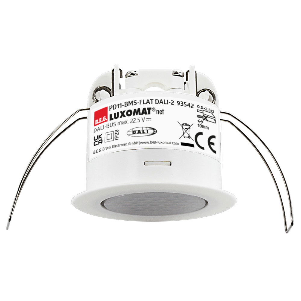 Multi-sensor FLAT 360° FC white IP20 DALI-2 9m