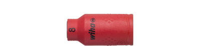 Wiha Insulated nut driver insert 3/8" hexagon head 8.0 mm x 45 mm (43065)