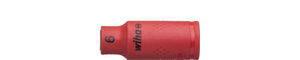 Wiha Insulated nut driver insert 1/4" hexagon head 6.0 mm x 42 mm (43091)