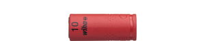 Wiha Insulated nut driver insert 1/4" hexagon head 10.0 mm x 42 mm (43095)