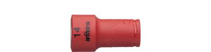 Wiha Insulated nut driver insert 1/4" hexagon head 14.0 mm x 42 mm (43099)