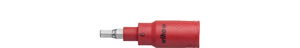 Wiha Insulated nut driver insert 3/8" hexagon head 6.0 mm x 75 mm (43107)