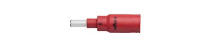 Wiha Insulated nut driver insert 3/8" hexagon head 8.0 mm x 75 mm (43108)