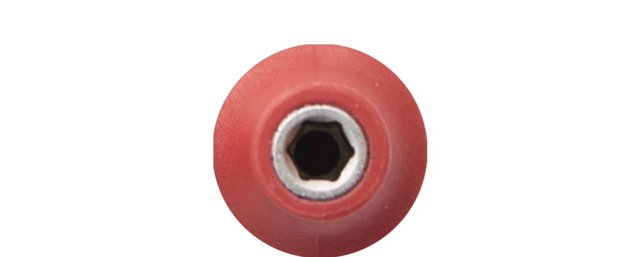 Wiha Insulated nut driver insert 1/4" internal hexagon 3.0 mm x 65 mm (43109) – Image 2 of 3