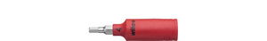 Wiha Insulated nut driver insert 1/4" internal hexagon 4.0 mm x 65 mm (43110)