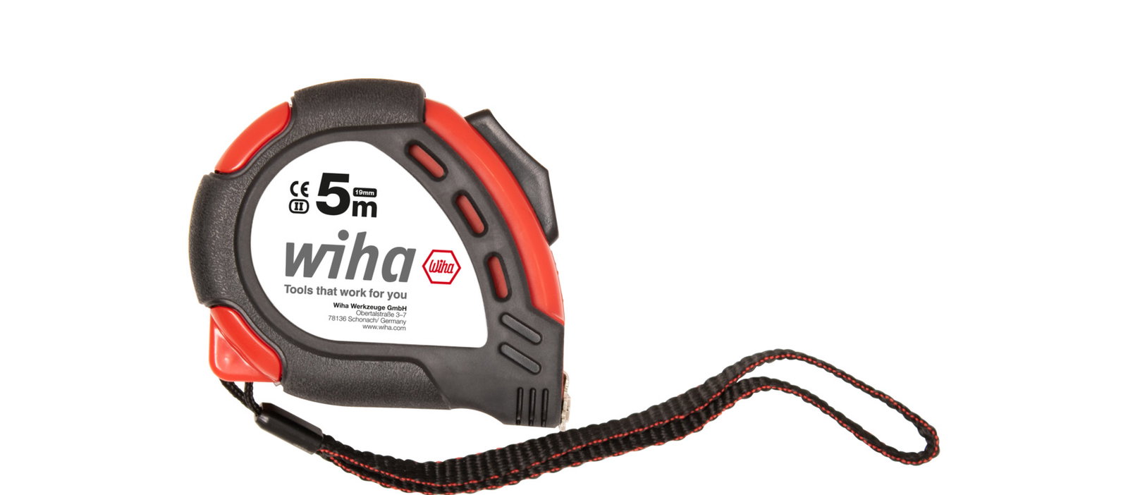 Wiha Measuring tape 5 m With belt clip (33251)