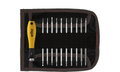 Wiha Screwdriver with interchangeable blade set SYSTEM 4 ESD assorted 12-pcs incl. roll-up bag (31499)