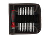 Wiha Screwdriver with interchangeable blade set SYSTEM 6 assorted 12-pcs. incl. roll-up bag (03591)